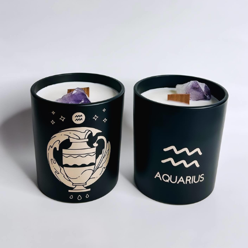 Aquarius Premium Soy Candle 16oz.- Zodiac Series